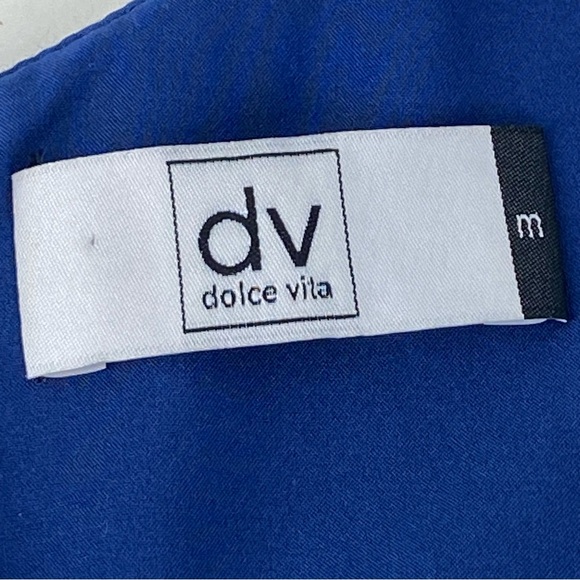 DV DOLCE VITA AZTEC PRINT SPAGHETTI STRAP DEEP V SHAPE NECKLINE SIZE MED DRESS - Picture 6 of 8